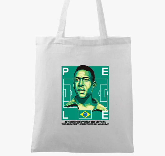 Pelé vászontáska