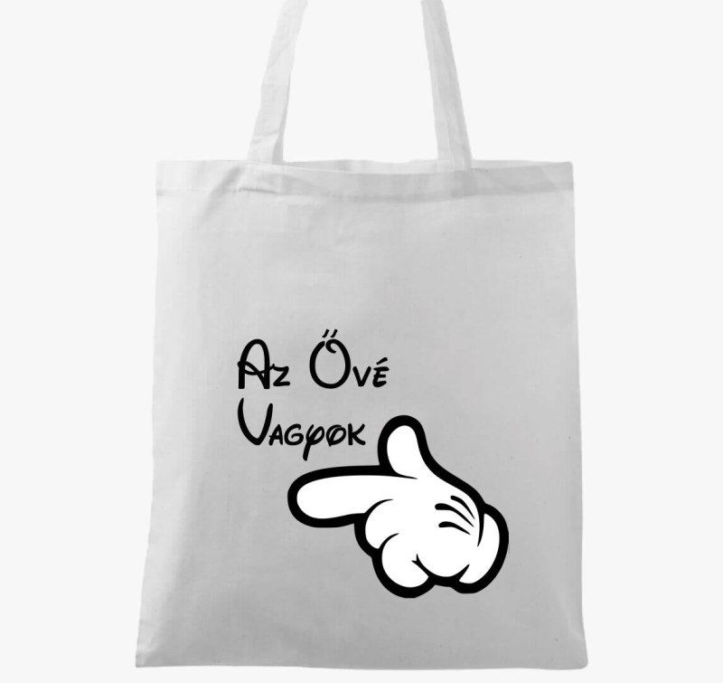 Az övé vagyok kesztyűs páros vászontáska