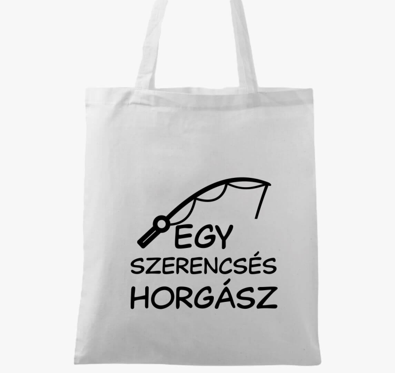 Egy szerencsés horgász páros vászontáska