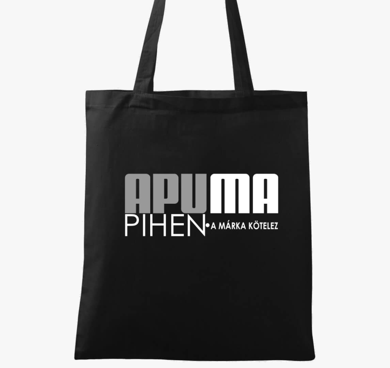 Apuma pihen márkás vászontáska