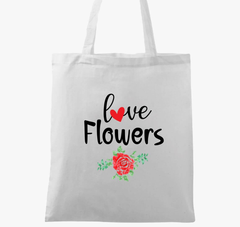 Love Flowers vászontáska