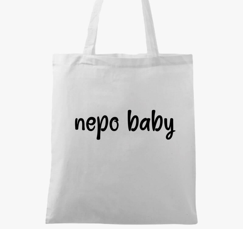 Nepo baby feliratos vászontáska