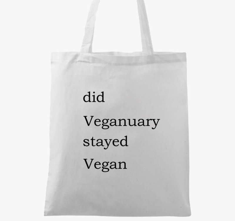 Did Veganuary vászontáska