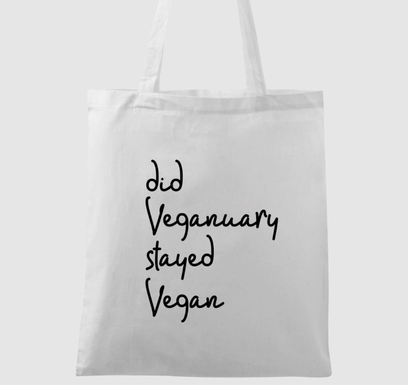 Did Veganuary (dőlt betűs) vászontáska