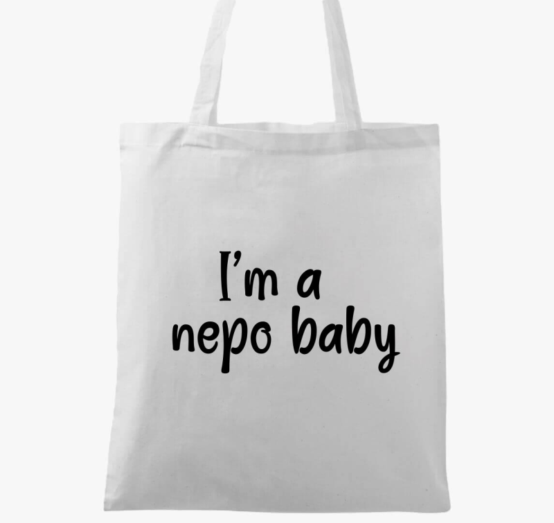 I'm a nepo baby feliratos vászontáska