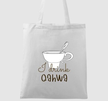 I drink Qahwa - török/arab kávé vászontáska
