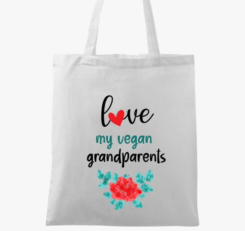 Love my Vegan Grandparents vászontáska