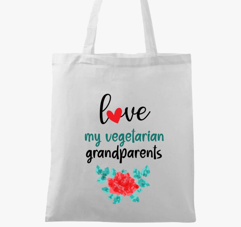 Love my Vegetarian Grandparents vászontáska