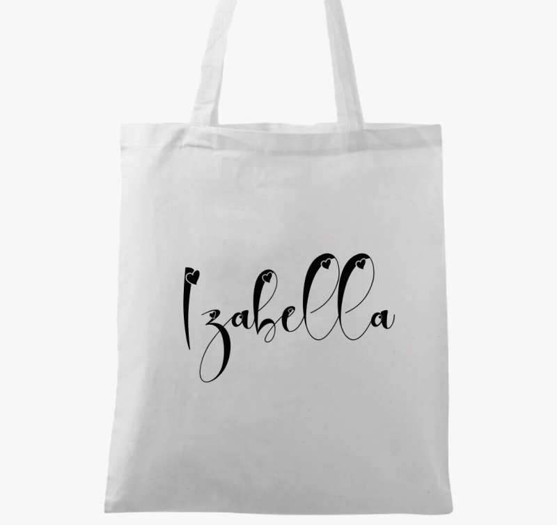 Szivecskés betűk NÉV vászontáska