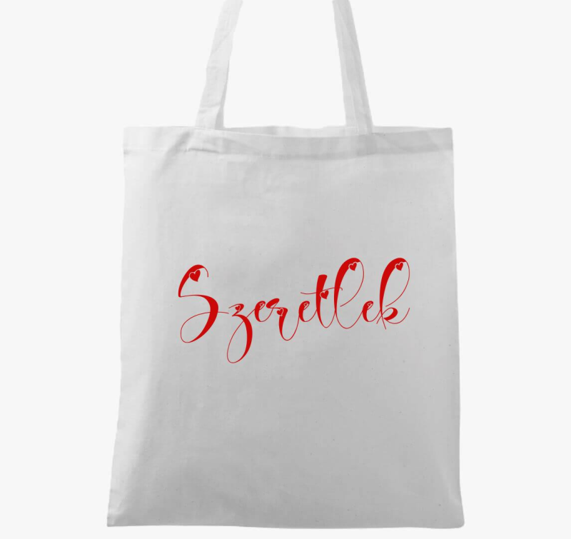 Szeretlek vászontáska