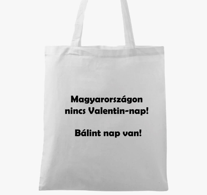 Nincs Valentin Nap vászontáska