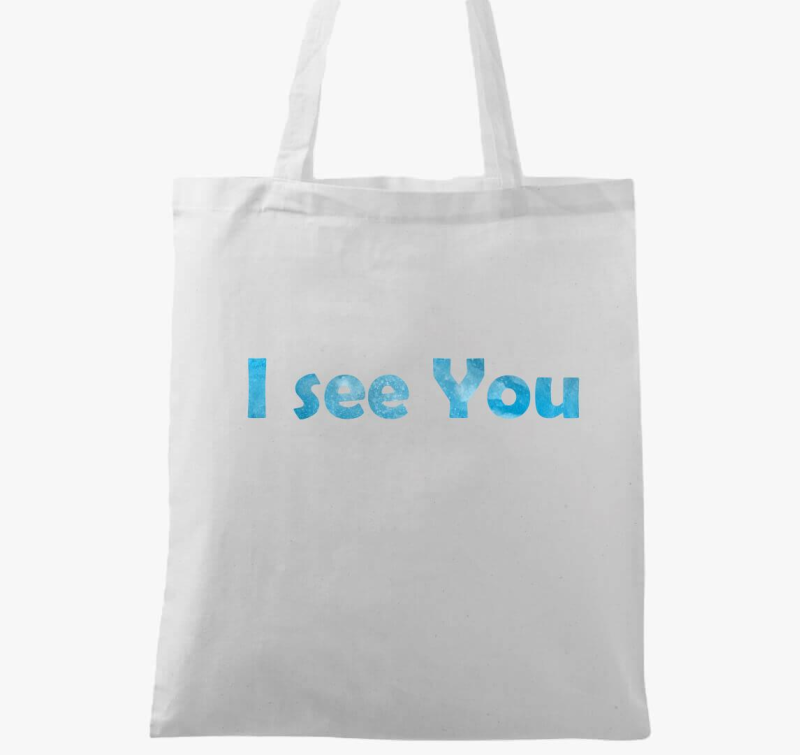 I see You (kék) vászontáska