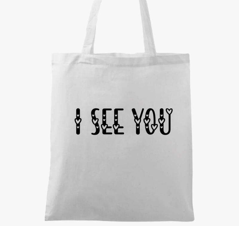 I see You (szives betűs) vászontáska