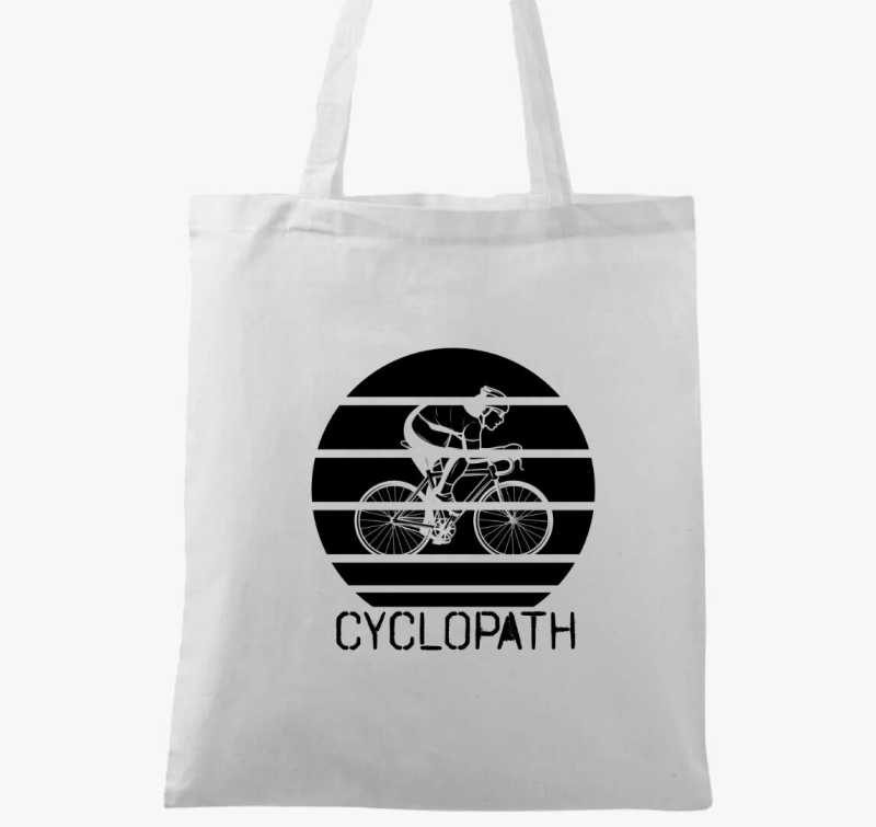 Cyclopath fekete-fehér vászontáska