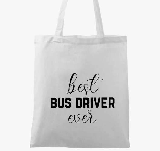Legjobb buszsofőr vászontáska...
