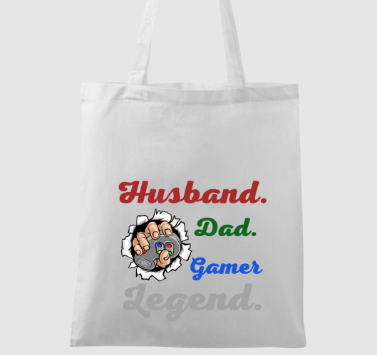 Husband dad gamer Legend vászo...