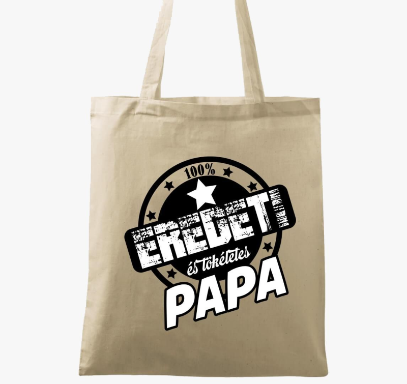 Papa tökéletes vászontáska