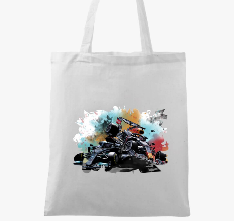 2021 crash Max Verstappen vs Lewis Hamilton vászontáska 