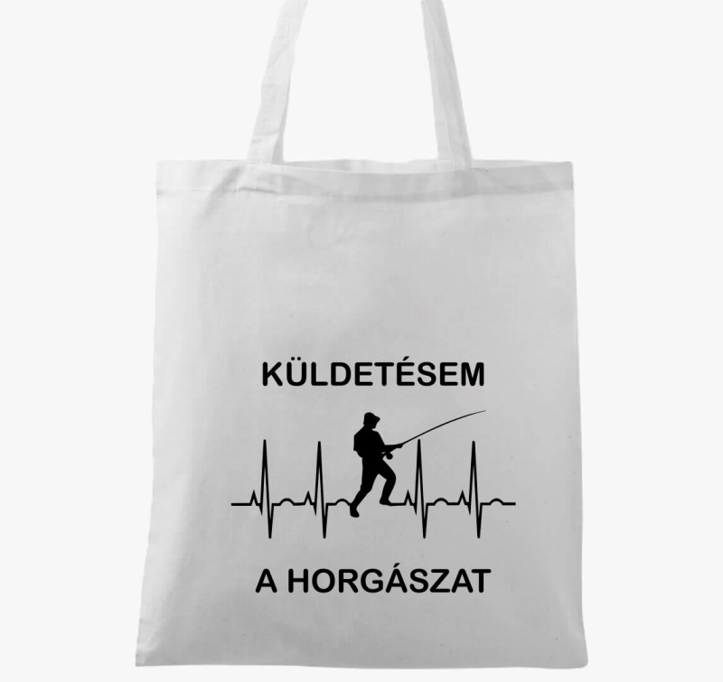 Küldetésem a horgászat horgász vászontáska
