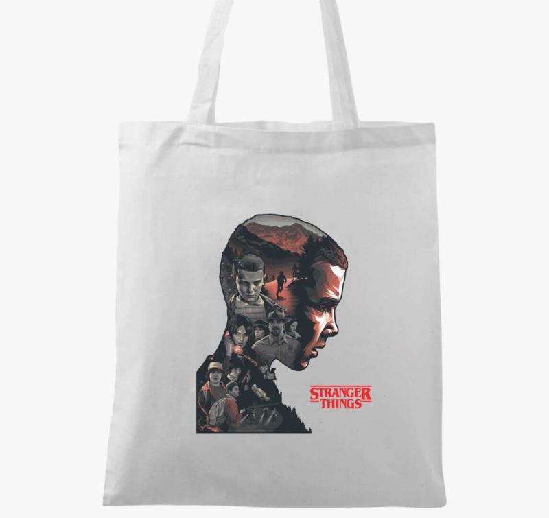 Stranger Things sziluett vászontáska