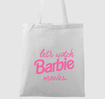 Let's watch Barbie movies vászontáska