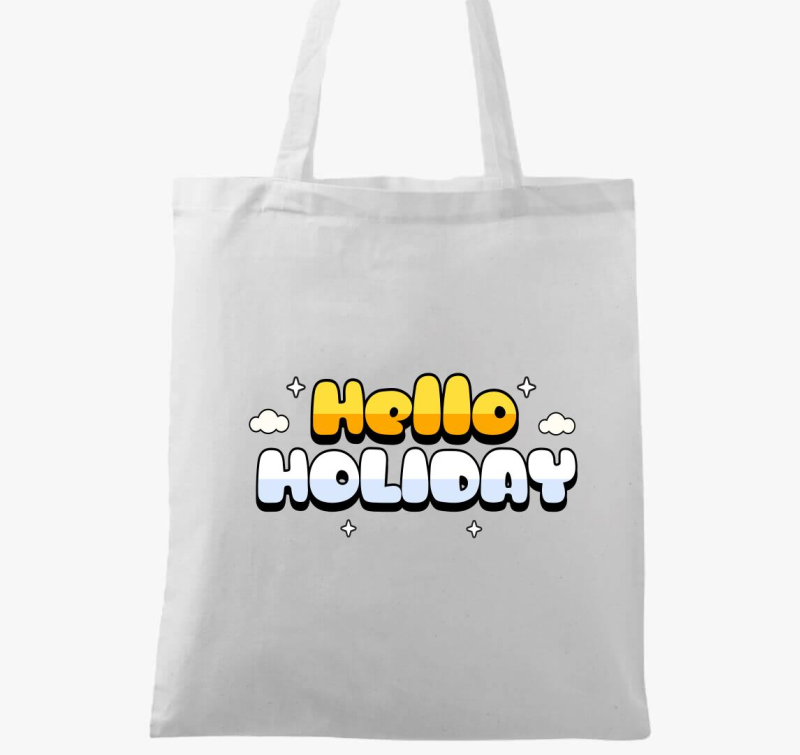 Hello Holiday vászontáska