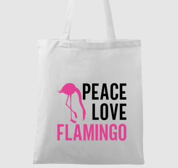 Flamingo peace vászontáska
