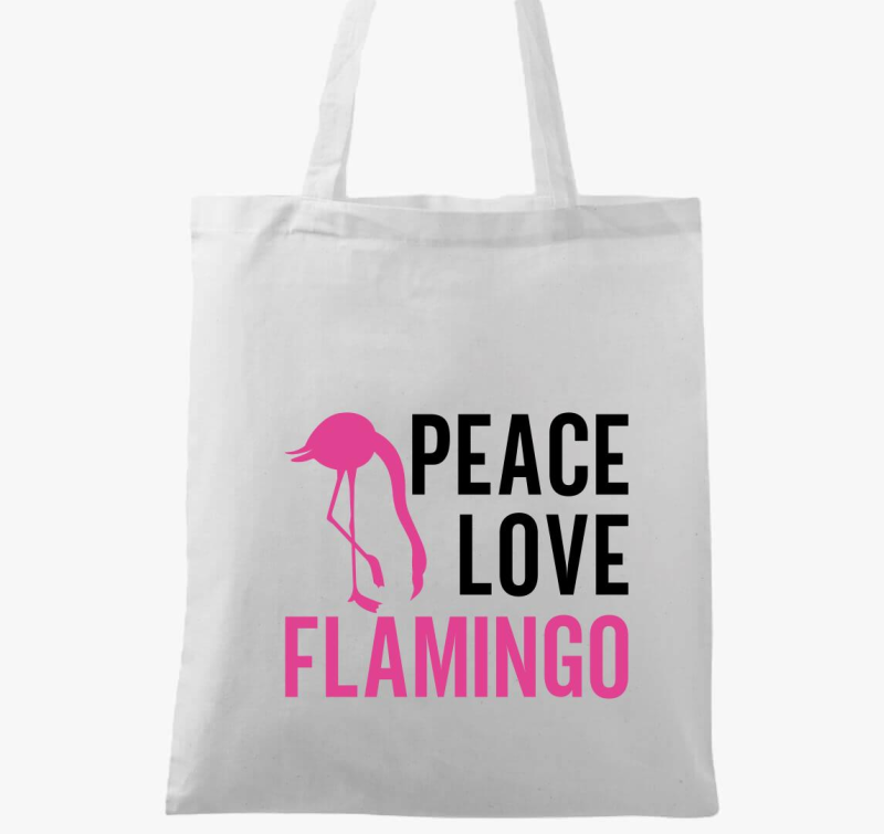 Flamingo peace vászontáska