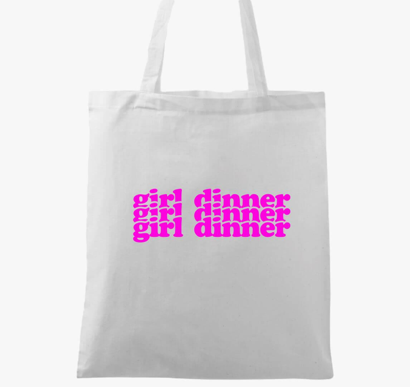 Girl dinner 3 vászontáska