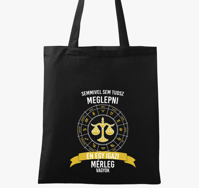 Igazi mérleg vagyok - mérleg horoszkóp vászontáska