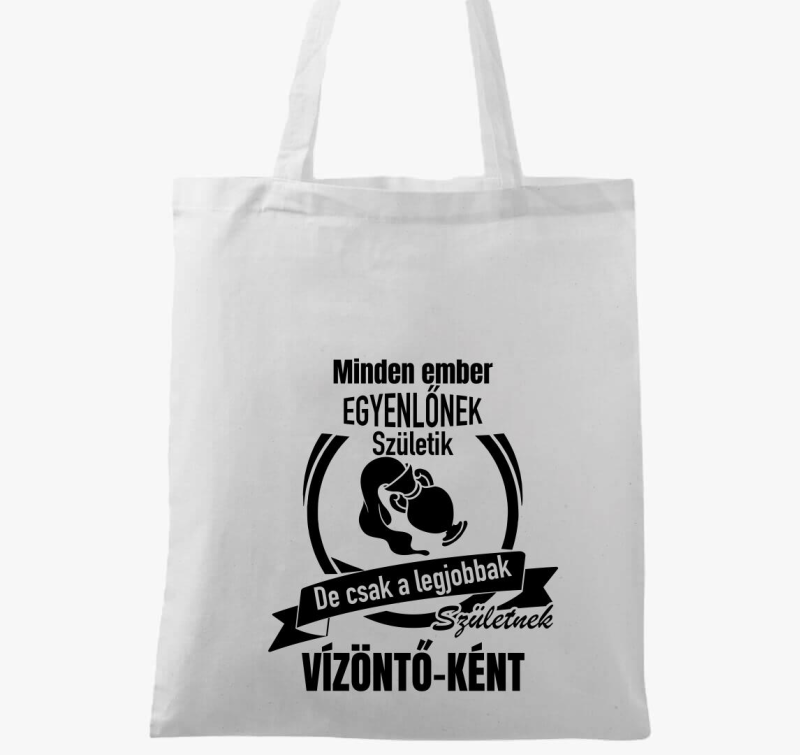A legjobbak születnek vízöntő-ként - vízöntő horoszkóp vászontáska