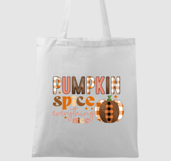 pumpkin spice nice vászontáska