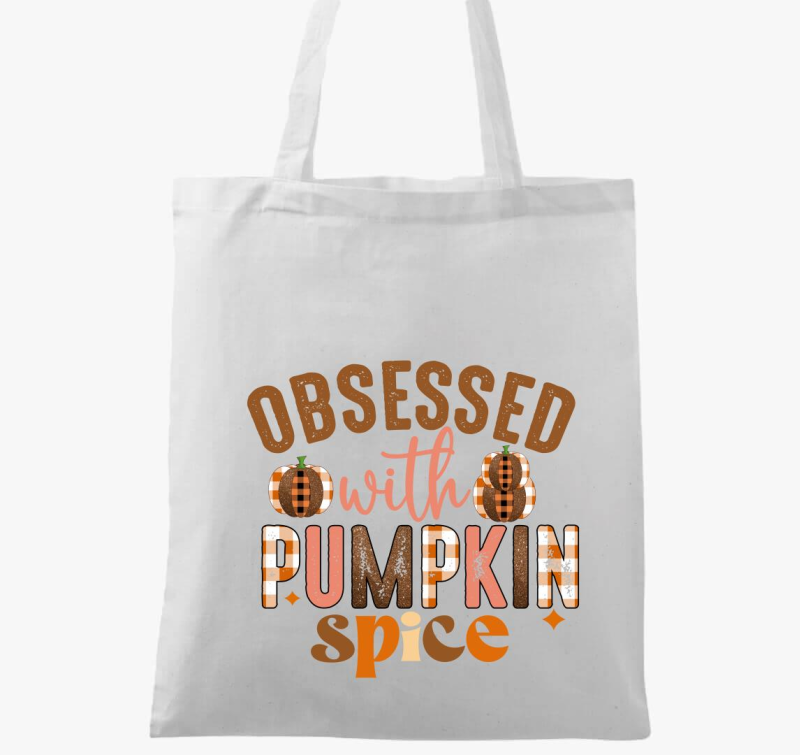 Obsessed pumpkin spice vászontáska