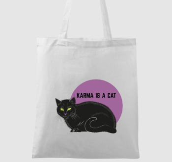 Karma is a cat vászontáska