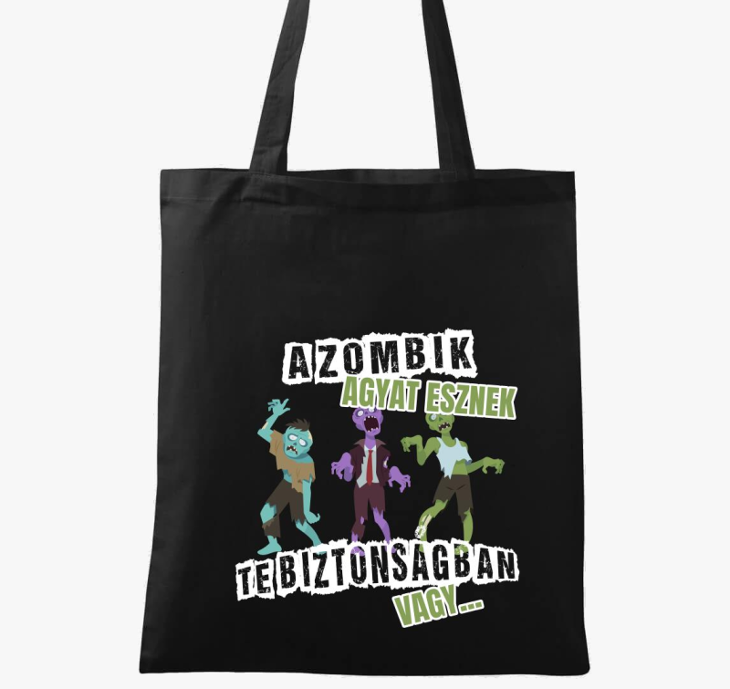 A zombik agyat esznek te biztonságban vagy vászontáska