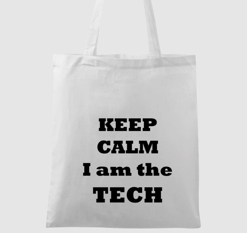 keep calm TECH vászontáska