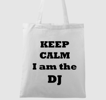 keep calm DJ vászontáska