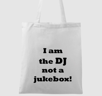 DJ jukebox vászontáska