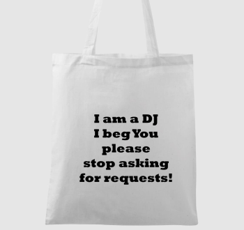DJ kérések vászontáska