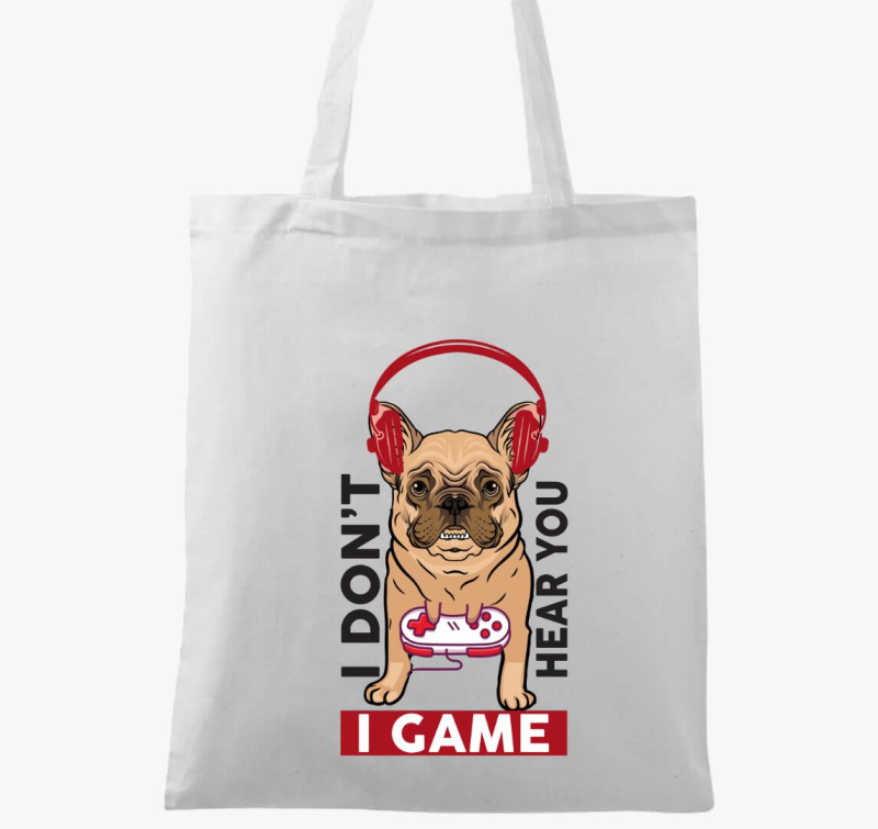 I dont hear you, i game vászontáska