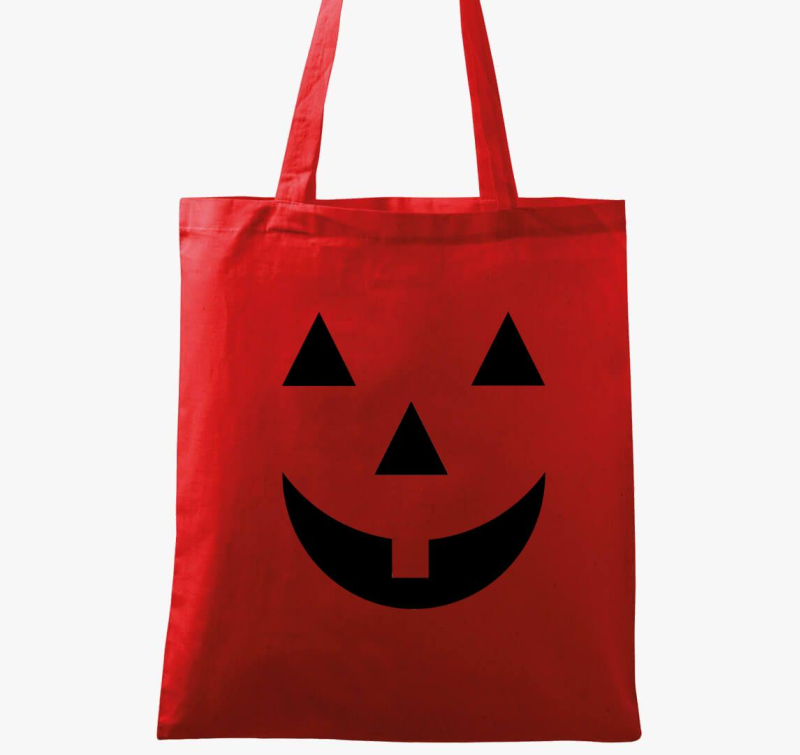 Pumpkin face vászontáska
