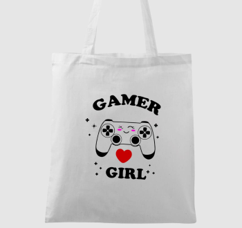 Gamer girl joytick vászontáska