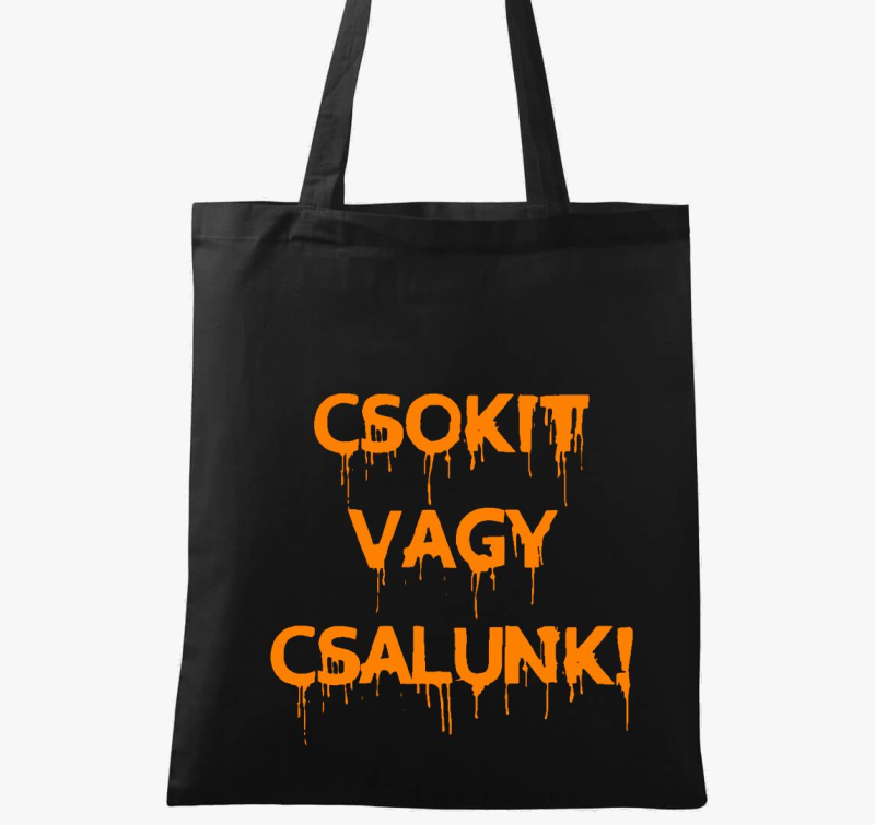 Csokitvagycsalunk vászontáska