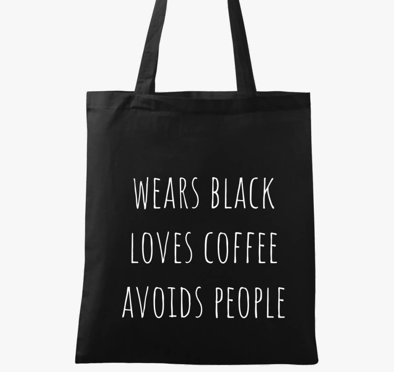 Black - coffee vászontáska