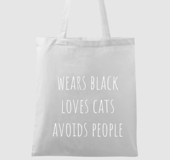 black - cats vászontáska