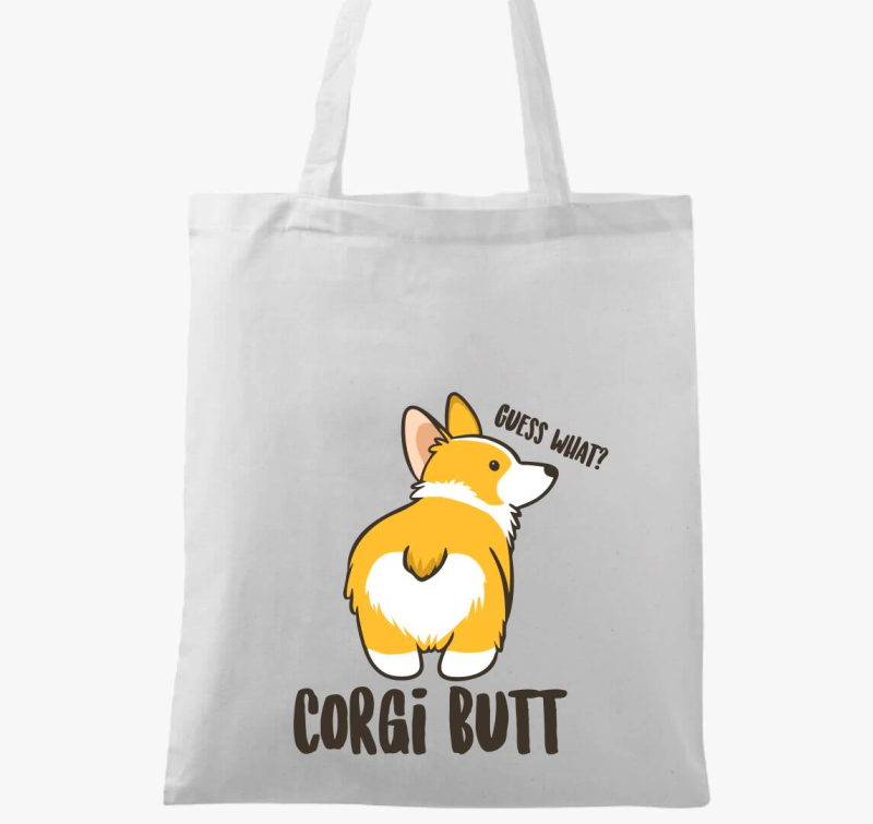 Corgi butt vászontáska