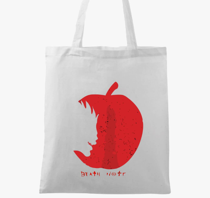Deathnote apple silhouette vászontáska