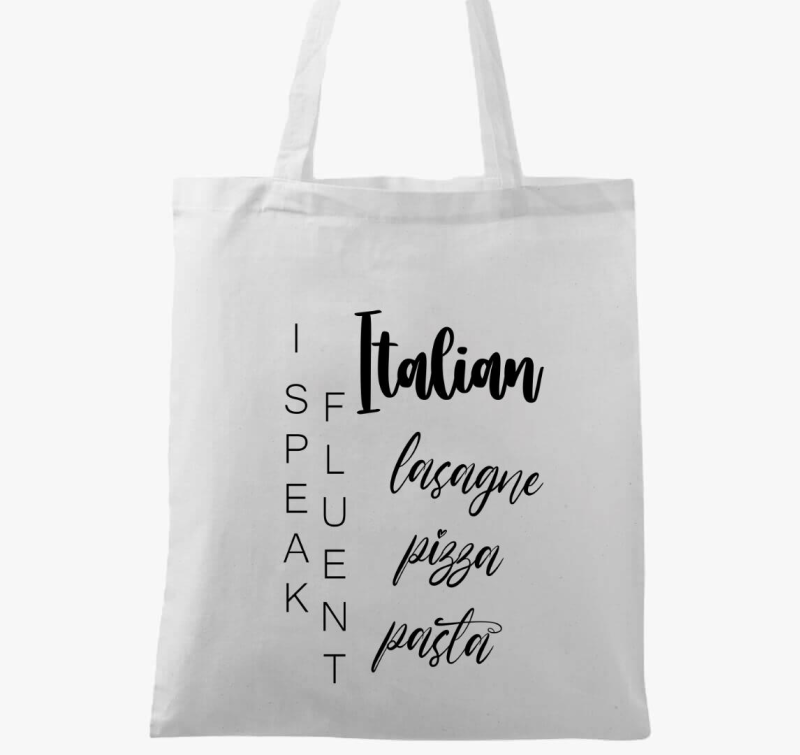 Fluent italian pizza vászontáska