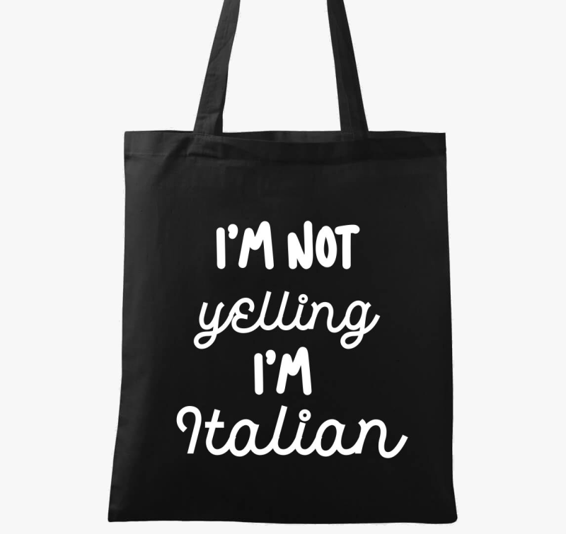 Yelling Italian vászontáska