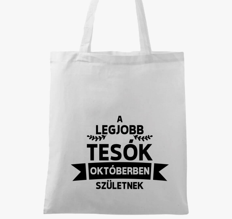 A legjobb tesók októberben születnek vászontáska